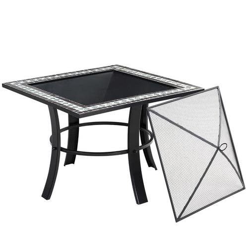 Vuurschaal 76 x 76 cm Mozaïek Runedak (Barbecue-Vuurkorf), Tuin en Terras, Barbecue-accessoires, Nieuw, Verzenden