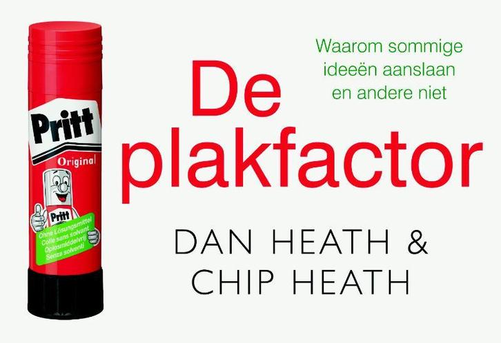 De plakfactor / Dwarsligger / 126 9789049801175 Chip Heath, Boeken, Psychologie, Gelezen, Verzenden