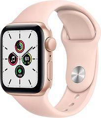 Apple Watch SE 40 mm kast van goud aluminium met roze
