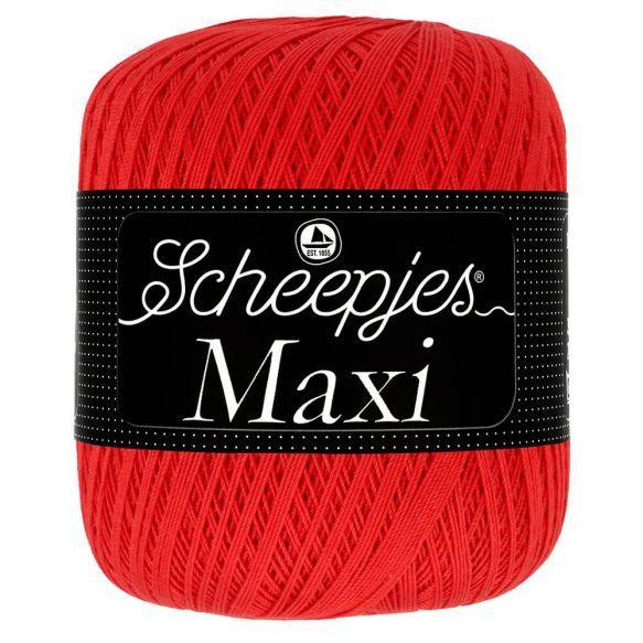Scheepjes Maxi 100g - 115 Hot Red, Hobby en Vrije tijd, Breien en Haken, Nieuw, Verzenden