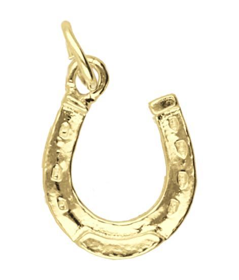 Gouden Hoefijzer geluk ketting hanger, Sieraden, Tassen en Uiterlijk, Kettinghangers, Verzenden