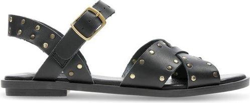 Clarks - 41 - Willow Gild Dames Sandalen - Black, Kleding | Dames, Schoenen, Verzenden