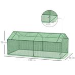 TRUUSK e Foliekas Met Raamkas Tomatenhuis Koude Bak 180 X 90, Tuin en Terras, Verzenden, Nieuw