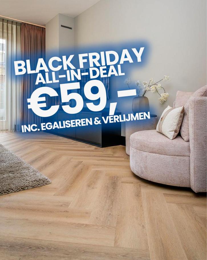 Plak pvc Visgraat licht eiken |  Belakos Palazzo Visgraat XL, Huis en Inrichting, Stoffering | Vloerbedekking, Ophalen