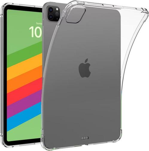 Silicone Case - Apple iPad Pro 2024 11 - Transparant, Telecommunicatie, Mobiele telefoons | Hoesjes en Frontjes | Overige merken