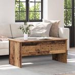 vidaXL Salontafel Oud hout 102 x 50,5 x 46,5 cm Bewerkt hout, Verzenden, Nieuw, 50 tot 100 cm, Minder dan 50 cm