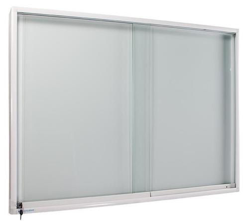 Vitrinekast Whiteboard Pro 90x120 cm, Huis en Inrichting, Woonaccessoires | Memoborden, Verzenden