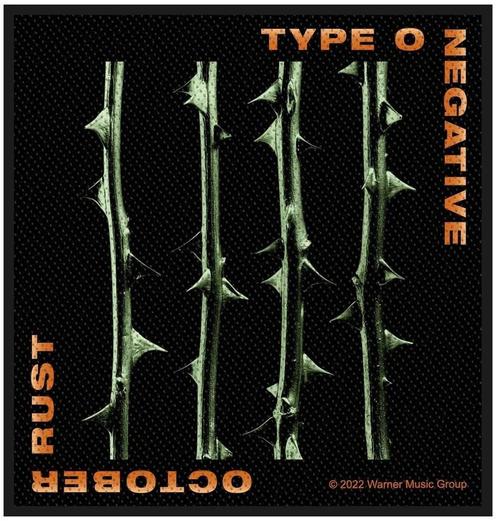 Type O Negative - October Rust - patch officiële merchandise, Verzamelen, Muziek, Artiesten en Beroemdheden, Kleding, Nieuw, Ophalen of Verzenden