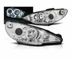 CCFL Angel Eyes koplampen Chrome geschikt voor Peugeot 206, Auto-onderdelen, Verlichting, Nieuw, Peugeot, Verzenden