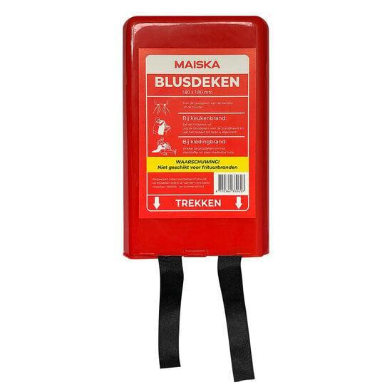 Blusdeken hardcase MAISKA 180x180 cm, Huis en Inrichting, Brandblussers en Brandkasten, Verzenden