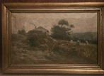Escuela de Barbizon (XIX-XX) - Las segadoras, Antiek en Kunst, Kunst | Schilderijen | Klassiek