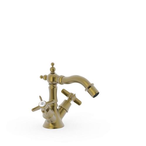 Bidetmengkraan Tres Clasic 2 Kruisgreep Klassiek Verouderd, Doe-het-zelf en Verbouw, Sanitair, Kraan, Nieuw, Ophalen of Verzenden