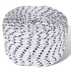 vidaXL Boottouw polyester gevlochten 6mmx50m, Verzenden, Nieuw