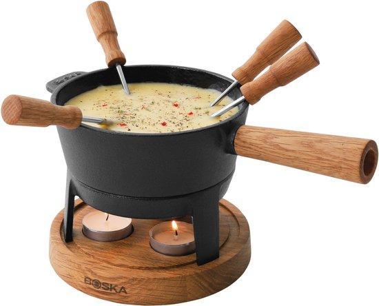 2dekans | Boska Fondueset Pro S - Kaas fondue - voor 350, Witgoed en Apparatuur, Gourmetstellen, Zo goed als nieuw, Ophalen of Verzenden