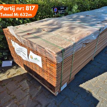 Bangkirai Vlonderplanken 4300x145x21mm beschikbaar voor biedingen