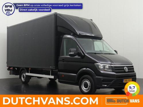 Volkswagen Crafter Laadklep 2.0TDI | zwart, Auto's, Bestelauto's, Lease, Handgeschakeld, BTW verrekenbaar, Diesel, Zwart, Euro 6