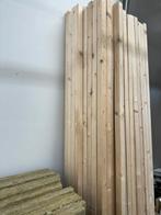 Te koop hard board platen , balkjes en steenwol, Gebruikt, 25 tot 50 mm, Ophalen of Verzenden, 200 tot 250 cm