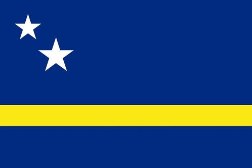 Vlag Curaçao 90x150 cm, Hobby en Vrije tijd, Feestartikelen, Nieuw, Ophalen of Verzenden