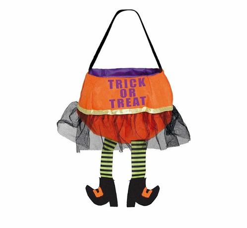 Halloween Snoep Emmer Trick Or Treat 20cm, Hobby en Vrije tijd, Feestartikelen, Nieuw, Verzenden