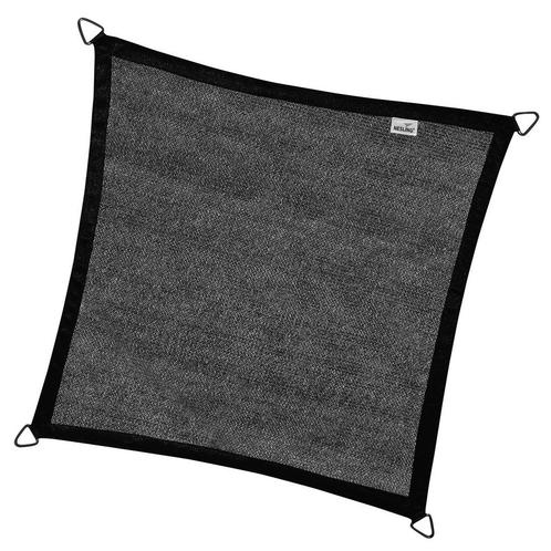 Nesling Coolfit schaduwdoek rechthoek 5.0x3.0 m - zwart, Tuin en Terras, Partytenten, Verzenden