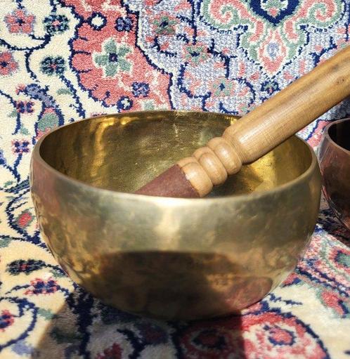 Onbekend - Set 2 oude gebruikte Klankschalen Jambati - -, Muziek en Instrumenten, Blaasinstrumenten | Blokfluiten