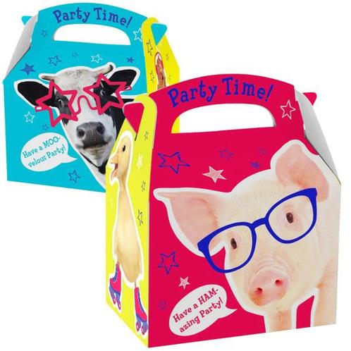 Uitdeelbox Boerderijdieren 15cm, Hobby en Vrije tijd, Feestartikelen, Nieuw, Verzenden