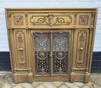 Bronzen deuren in originele omlijsting - Openhaard, Antiek en Kunst