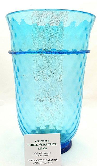 RUBELLI VETRI DARTE - MURANO - PAOLO RUBELLI - Vaas -, Antiek en Kunst, Antiek | Glas en Kristal