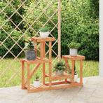 vidaXL Plantenstandaard 90x25x73,5 cm massief vurenhout, Verzenden, Nieuw
