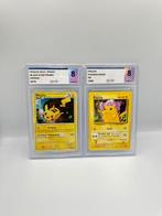 Pokémon - 2 Graded card - PIKACHU BASE SET & PIKACHU HOLO -, Nieuw