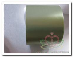 ZachtGroen  Lint 70 mm met gouden opdruk 80cm. - Eigen tekst, Huis en Inrichting, Woonaccessoires | Kunstplanten en Kunstbloemen