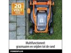 Powerplus - POWDPGLWS1 - Dual Power Accu Grasmaaier - 20 V -, Verzenden, Zo goed als nieuw