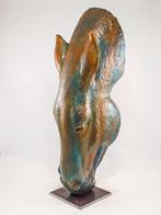 Salvatore Alibrio - Drinking horse - bronze effect