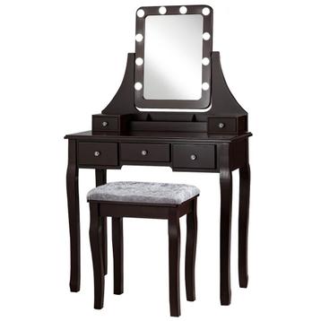 Tweedekans | Coast Kaptafel Set 80x40x135,5 cm in Bruin met beschikbaar voor biedingen