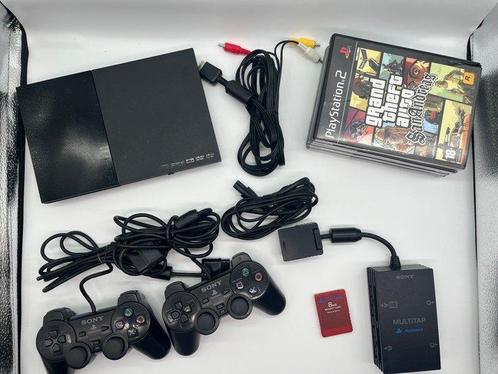 Sony - Playstation 2 (PS2) - SCPH-9000x model - 4 Games -, Spelcomputers en Games, Spelcomputers | Overige Accessoires