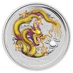 Australië. 1 Dollar 2012 Gelber Drache - 1 Oz (Zonder