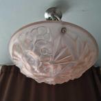 Degue - Lamp - Nr. 409 - glas, vernikkeld, Antiek en Kunst