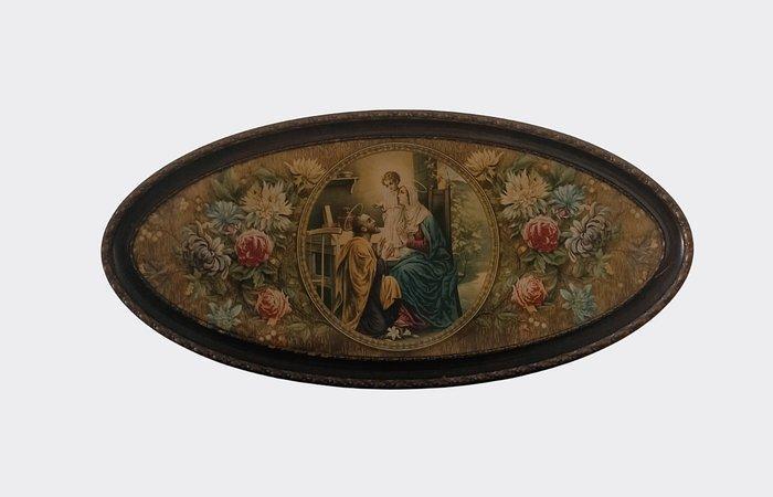 Sacra famiglia - Paneel - Canvas - XL (130 cm) - Stendardo, Antiek en Kunst, Kunst | Niet-Westerse kunst