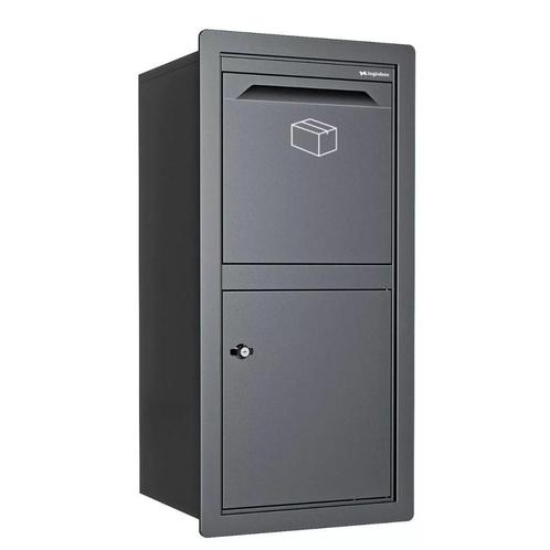 Logixbox Frontbox-Inbouw pakketbrievenbus incl. frame -, Tuin en Terras, Brievenbussen, Nieuw, Verzenden