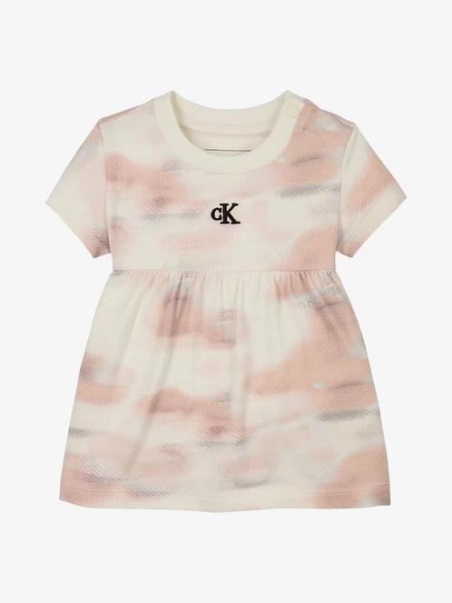 -20% Calvin Klein  Calvin Klein Meisjes jurk tie dye roze  m, Kinderen en Baby's, Kinderkleding | Overige, Nieuw, Verzenden