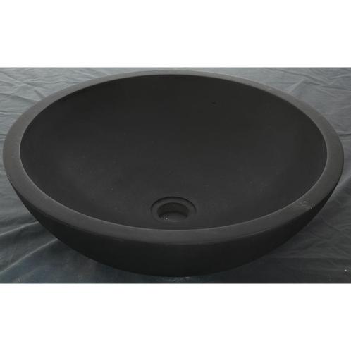 Waskom Imso Lavabo Tondo Basalto Nero 45x15cm, Doe-het-zelf en Verbouw, Sanitair, Ophalen of Verzenden