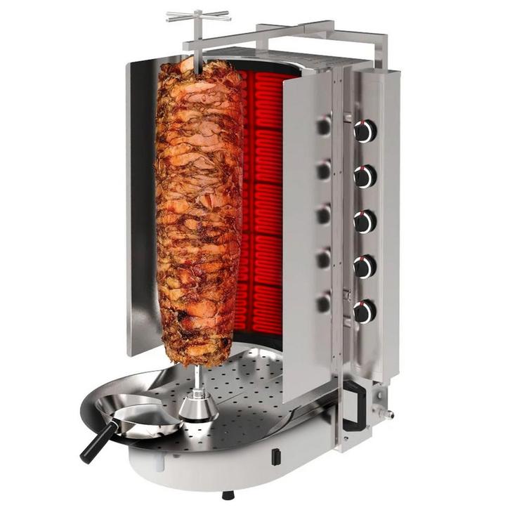 GGM Gastro | Gas Gyros-/ Kebab grill - met ROBAX® Glas - 10, Zakelijke goederen, Horeca | Overige, Verzenden