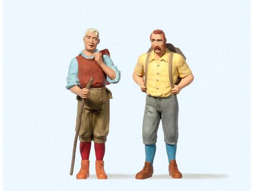Preiser 44903 Wandelaars 1:22,5 (Figuren, Scenery) (Figuren), Hobby en Vrije tijd, Modelbouw | Figuren en Diorama's, Nieuw, Ophalen of Verzenden