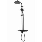 REA Douchemengkraan opbouw - regendouche 22.5 cm - mat zw..., Ophalen of Verzenden, Nieuw