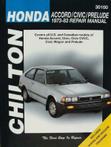 Repair Manual - Honda Accord - Civic - Prelude