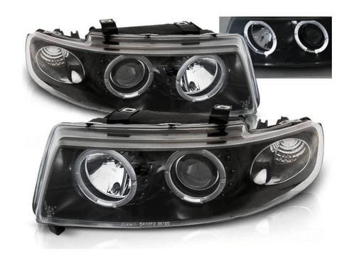Angel Eyes koplampen Black Seat Leon Toledo, Auto-onderdelen, Verlichting, Gebruikt, Seat, Verzenden