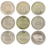 Polen. 100 & 200 Zlotys 1973/1977 (9 stuks)