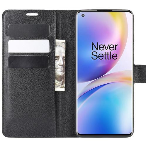 ProGuard OnePlus 8 Pro Wallet Flip Case Zwart, Telecommunicatie, Mobiele telefoons | Hoesjes en Frontjes | Overige merken, Nieuw