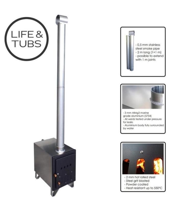 Hottub Kachel | 32kw Standaard | 42 kw Groot | Life &amp; Tubs, Tuin en Terras, Bubbelbaden en Hottubs, Nieuw, Vast