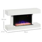 Elektrische Haard, Wandhaard Met Verwarming 2000 W, LED 3D-v, Verzenden, Nieuw